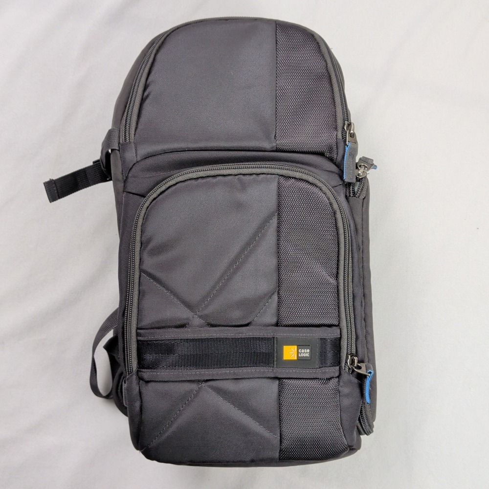 Case Logic CPL-107GY DSLR Camera Sling Backpack Gray Rain Cover Padded